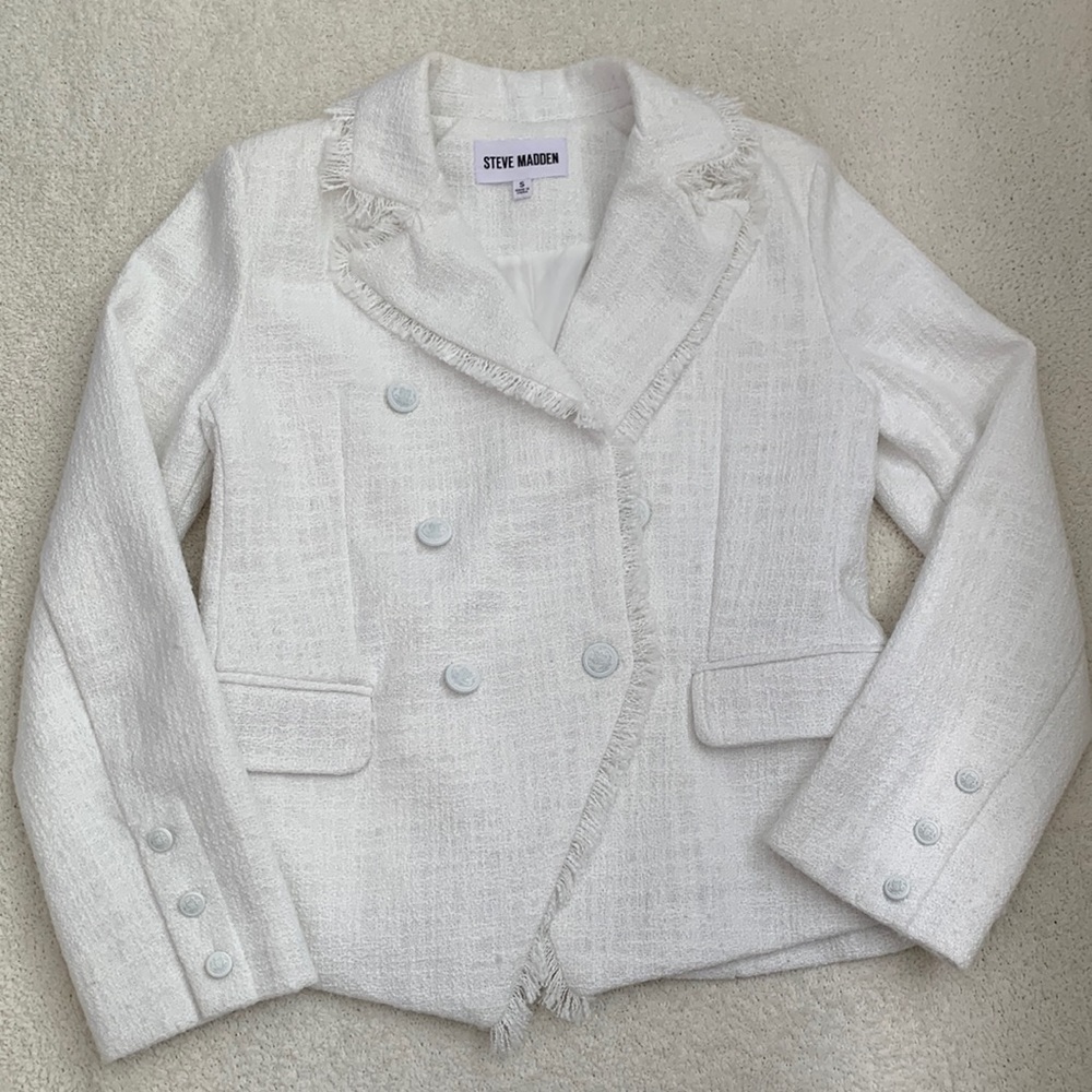 Steve Madden Naomi Blazer- Ivory S